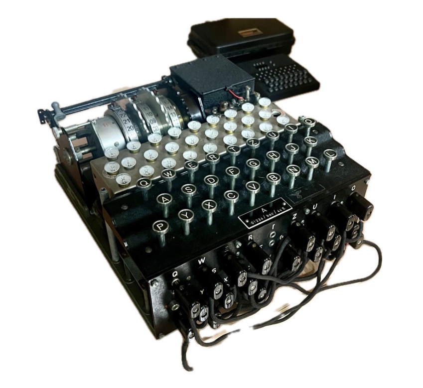 Nachrichtentechnik vergangener Zeiten: eine patentierte Rotor-Chiffriermaschine Enigma